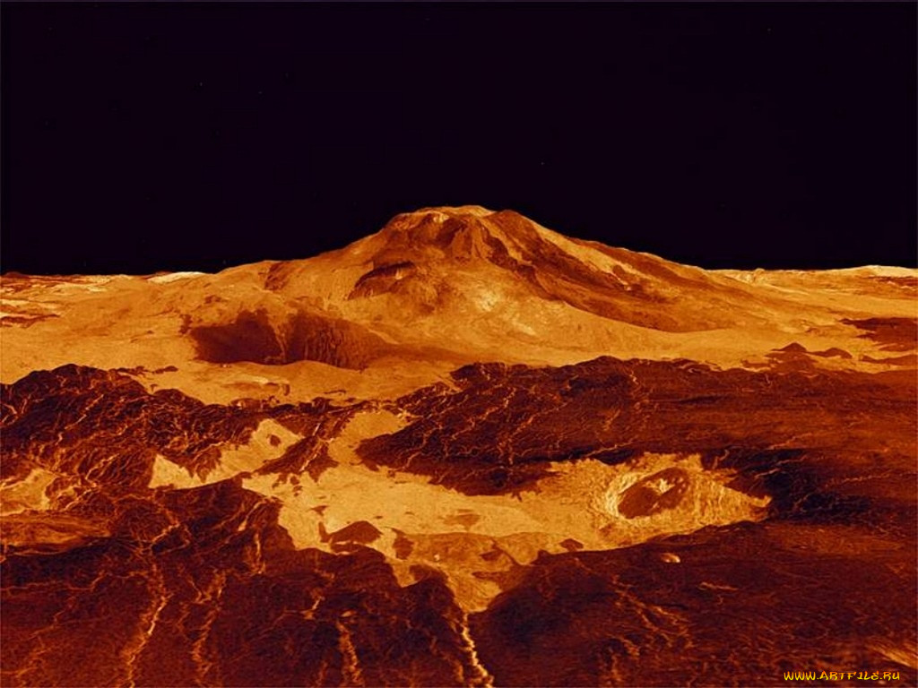 venus, craters, , 